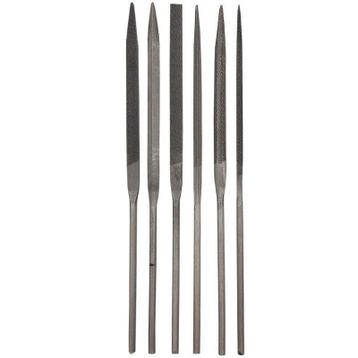 Three Files 14 cm 6 Parça Saatçi Eğe Seti