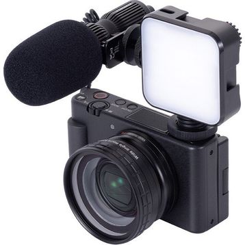 Thronmax C1P Profesyonel Vlogger Video Işıklı Akış Siyah Mikrofon Seti