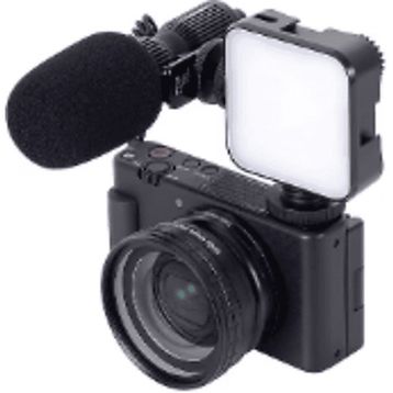 Thronmax C1P Profesyonel Vlogger Video Işıklı Akış Siyah Mikrofon Seti
