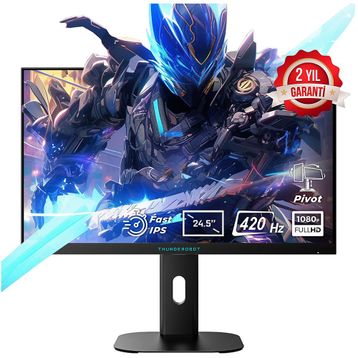 ThundeRobot ZF25F400L-TUR 24.5 inç 420Hz IPS Pivot Oyuncu Monitörü