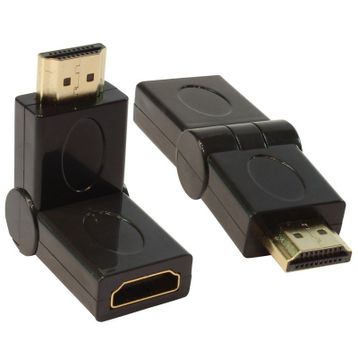 Ti-Mesh HDMI M / HDMI F 180 Derece Dönüştürücü