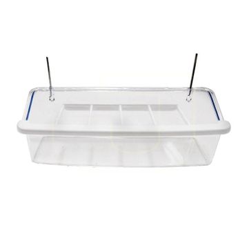 Ti-Sert 15 cm Izgaralı Şeffaf Yemlik