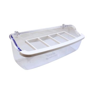Ti-Sert 15 cm Izgaralı Şeffaf Yemlik