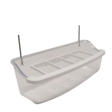 Ti-Sert 15 cm Şeffaf Telli Izgaralı Yemlik