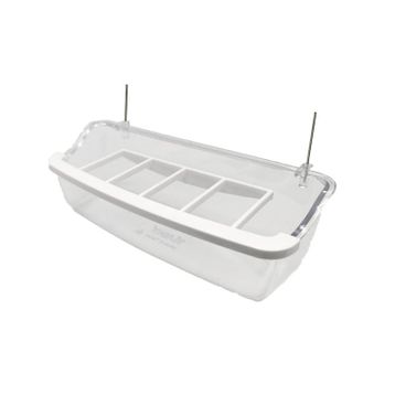 Ti-Sert 15 cm Şeffaf Telli Izgaralı Yemlik