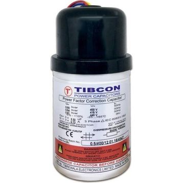 Tibcon 0.50 Kvar 400 V Trifaze Silindir Tip Kondansatör