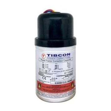 Tibcon 0.50 Kvar 400 V Trifaze Silindir Tip Kondansatör