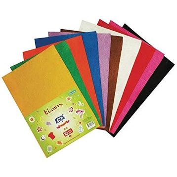 Ticon 20x30 cm 180 gr 10'lu Yapışkanlı Keçe