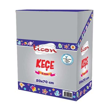 Ticon 259562 50x70 2 mm Renkli Keçe