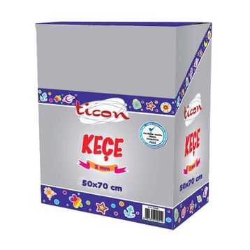 Ticon 259562 50x70 2 mm Renkli Keçe