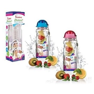Ticon Detox 600 ml Şeffaf Matara
