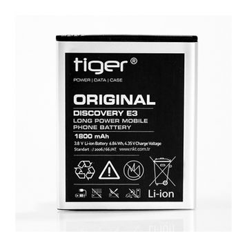 Tiger General Mobile Discovery E3 1800mAh Uyumlu Batarya