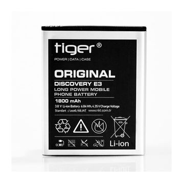 Tiger General Mobile Discovery E3 1800mAh Uyumlu Batarya