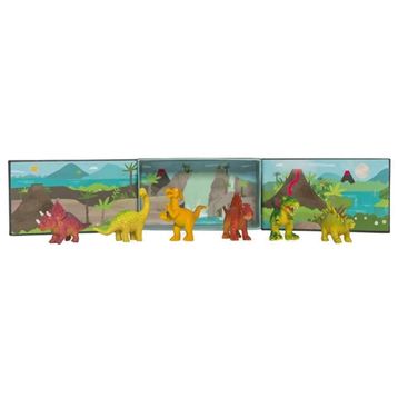 Tiger Tribe Dinosaurs Sahneli Hayvan Figürleri