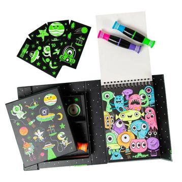 Tiger Tribe Outer Space Neon Colouring Neon Boyama Seti