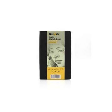 Tigertint A5 140 gr 80 Yaprak Sketch Book Siyah Eskiz Defteri
