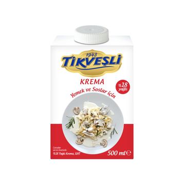 Tikveşli %18 Yağlı 500 ml Krema