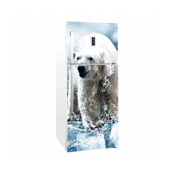 Tilki Dünyası 0012-BUZS000012 Buzdolabı Kapağı Kaplama Sticker