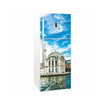 Tilki Dünyası 0057-BUZS000057 Buzdolabı Kapağı Kaplama Sticker