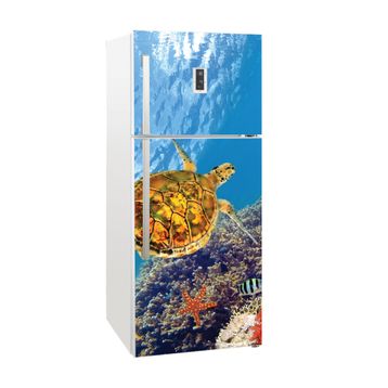 Tilki Dünyası 0067-BUZS000067 Buzdolabı Kapağı Kaplama Sticker