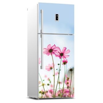 Tilki Dünyası 0117-BUZD000007 Buzdolabı Kapağı Kaplama Sticker