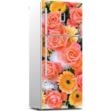 Tilki Dünyası 0127-BUZD000017 Buzdolabı Kapağı Kaplama Sticker