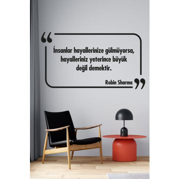 Tilki Dünyası 014 Dekoratif Duvar Yazısı Sticker