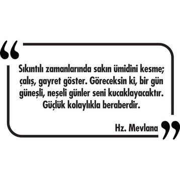 Tilki Dünyası 017 Dekoratif Duvar Yazısı Sticker