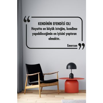 Tilki Dünyası 028 Dekoratif Duvar Yazısı Sticker