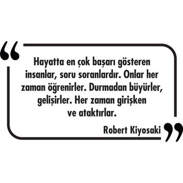 Tilki Dünyası 037 Dekoratif Duvar Yazısı Sticker