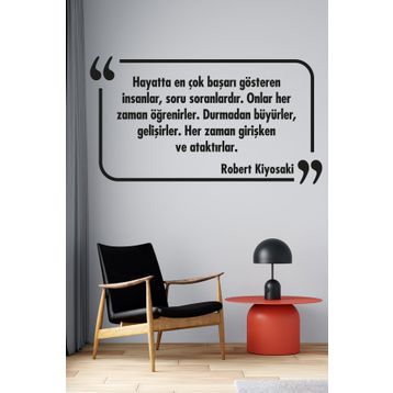 Tilki Dünyası 037 Dekoratif Duvar Yazısı Sticker