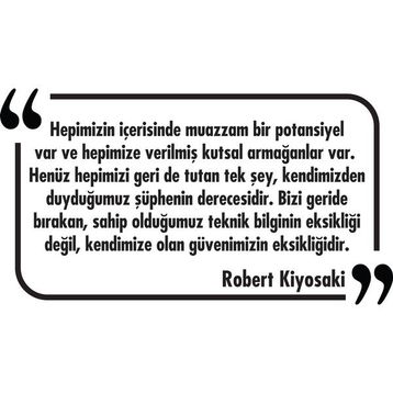 Tilki Dünyası 039 Dekoratif Duvar Yazısı Sticker