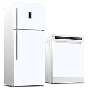 Tilki Dünyası 501 Beyaz Buzdolabı Stickerı