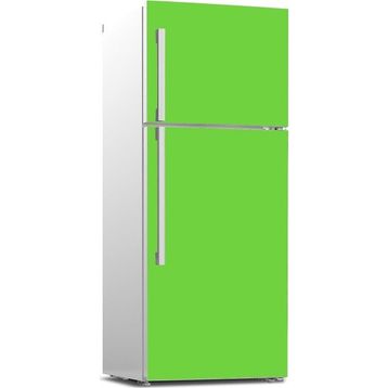 Tilki Dünyası 531 Lime Yeşil Buzdolabı Ön Yüz Kapak Kaplama Sticker