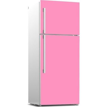 Tilki Dünyası 541 Pembe Buzdolabı Ön Yüz Kapak Kaplama Sticker