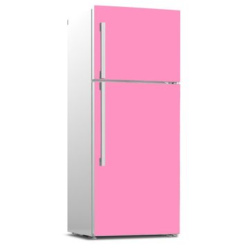 Tilki Dünyası 541 Pembe Buzdolabı Ön Yüz Kapak Kaplama Sticker