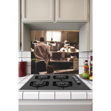 Tilki Dünyası Mutfak Ocağı Arkası Şef Sticker