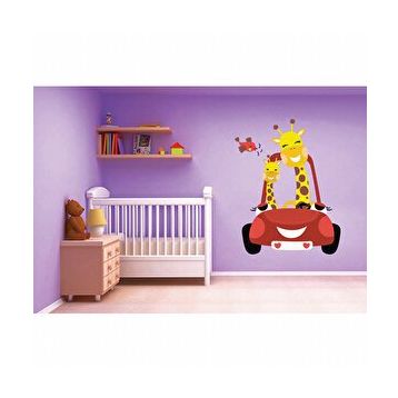 Tilki Dünyası TILKI-3101 Zürafa Anne ve Yavrusu Duvar Sticker