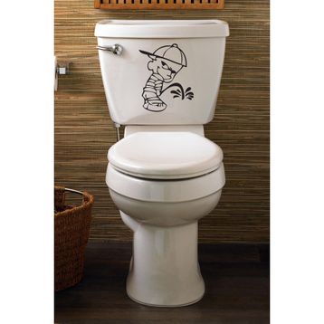 Tilki Dünyası Yaramaz Çocuk Klozet Kapağı Sticker