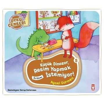 Timaş Çocuk Küçük Dinozor Resim Yapmak İstemiyor - Öykü Çemberi 5