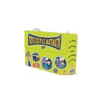 Timaş Çocuk Profesör Pi İle Matematik 2 Set - (5 Kitap)