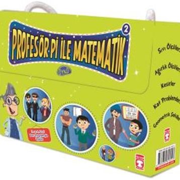 Timaş Çocuk Profesör Pi İle Matematik 2 Set - (5 Kitap)