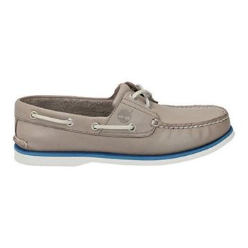Timberland 0A2A4F Classic Boat 2 Eye Gri Erkek Ayakkabı