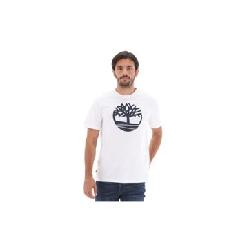 Timberland B0A2C2R1001-R Beyaz Ss Kennebec River Tree Logo Tee Erkek T-Shirt