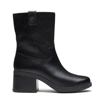 Timberland Bellevaux Mid Zip Up TB0A2JNJW021 Black Siyah Deri Kadın Bot