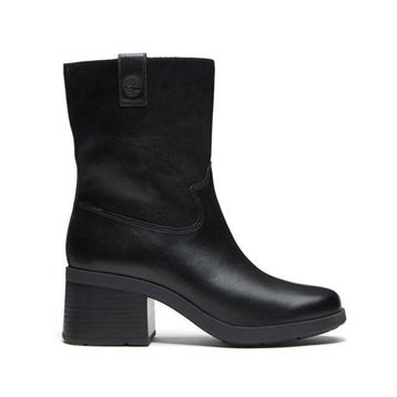 Timberland Bellevaux Mid Zip Up TB0A2JNJW021 Black Siyah Deri Kadın Bot