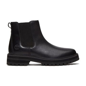 Timberland Britton Drive Chelsea TB0A5RRDW021 Black Siyah Deri Erkek Bot