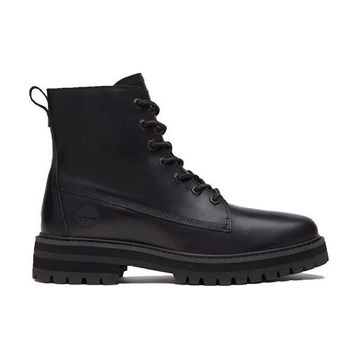 Timberland Britton Drive Mid Lace Up TB0A41CGW021 Black Siyah Deri Erkek Bot