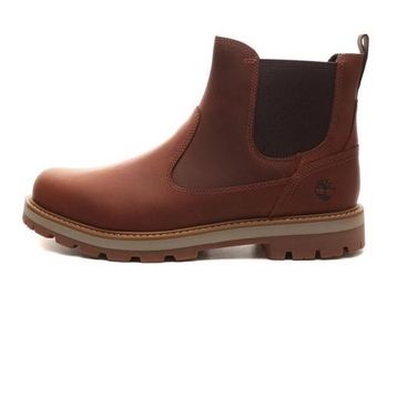 Timberland Britton Road Chelsea TB0A6A4WEM61 Rust Kahverengi Deri Erkek Bot