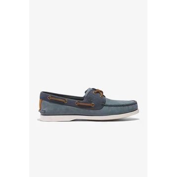 Timberland Classic Boat 2 Eye TB0A2PB8ES21 Açık Mavi Nubuk Deri Erkek Tekne Ayakkabısı